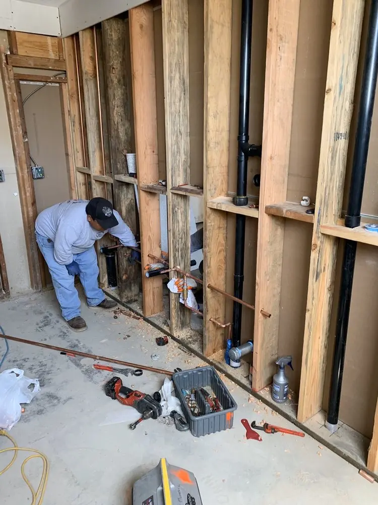 Commercial rough-in plumbing for Gas Line Repair in Utica